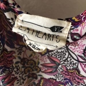 LA Hearts Floral Cover Up